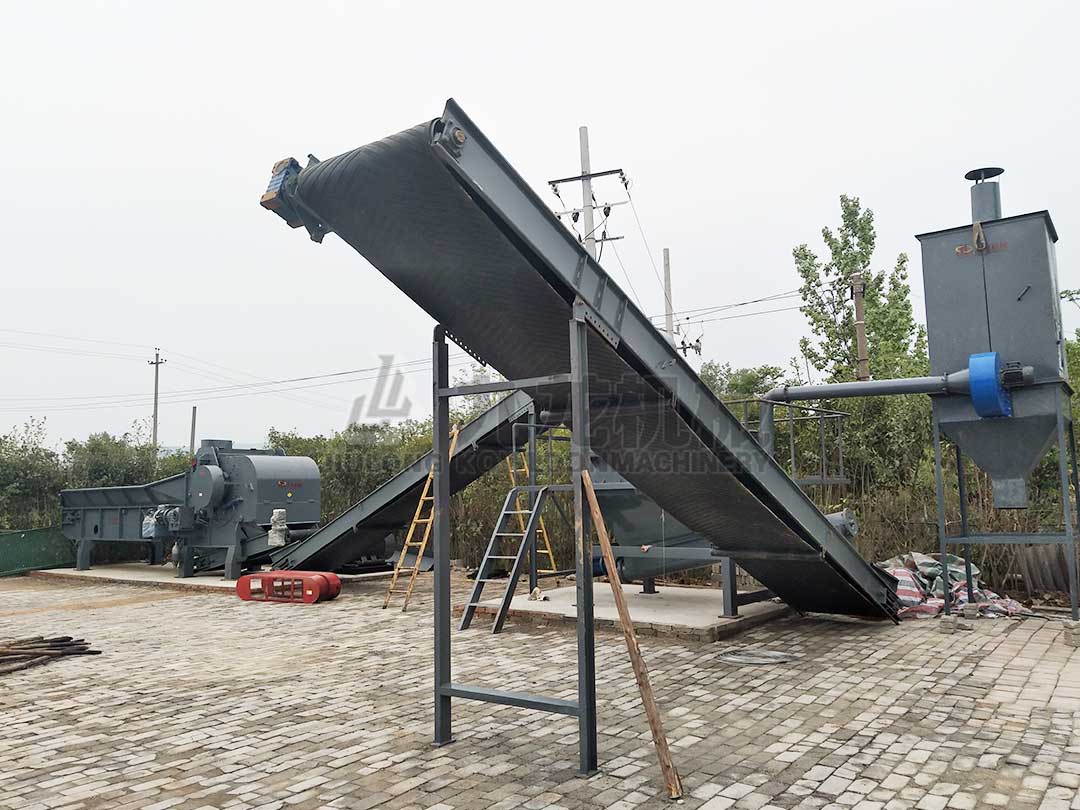 木材粉碎設備生產(chǎn)線